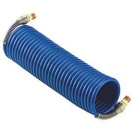 Spiral made from Nylon, both ends with screws and Knickschutz