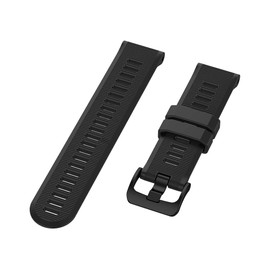 C2D JOY Watchband Compatible with Garmin Forerunner 945 and 935 Replacement Band - Black Silicone Strap (30#)