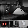 CAR PASS Luxury Faux Leather Back Rear Seat Covers, Waterproof