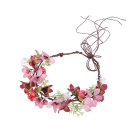 KALLORY Enredadera Cabello Guirnalda Adornos De Ratán Cabello Accesorios Floridos Para Niñas Para Decoración Diaria De Eventos
