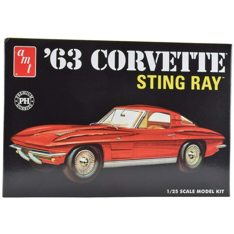 AMT/Premium Hobbies 1963 Corvette Sting Ray 1:25 Kit de plástico