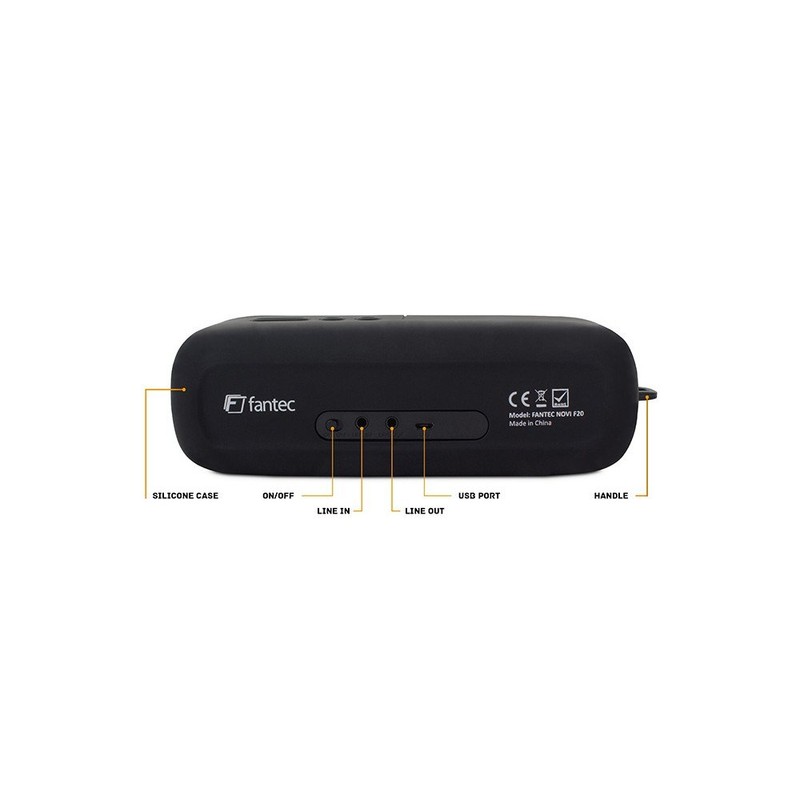 FANTEC 1913 Mobile Bluetooth 4.1 Rich Bass Speaker with Built