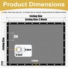 Shade&Beyond Customized Size 90% Sun Shade Cloth with Grommets, 10'