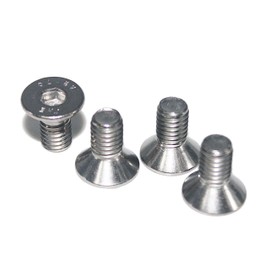 Countersunk Screw M8 x 10mm Stainless Steel V2A VA A2 DIN 7991 / ISO 10642 Hex Socket (Pack of 25)