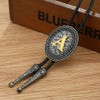 HUABOLA CALYN Bolo tie for Men, Western Cowboy Golden Alphabet