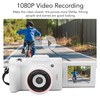 Digital Camera 1080P, 16MP Compact Point and Shoot Cameras with