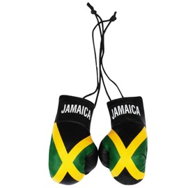 Jamaican Flag Mini Boxing Gloves for the Car or Home