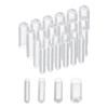 sourcing map 40pcs Round Rubber End Caps Protective Caps 2mm