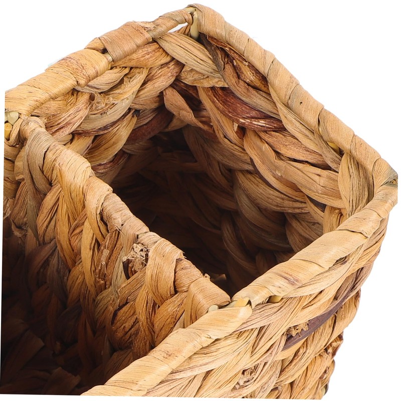 ULTECHNOVO Multi Grid Woven Storage Basket Organizer for Bathroom Home