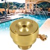 DearChan Swimming Pool Spa Brass Deck Jet Fountain Crown Nozzle