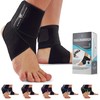 KINETIC EVOLUTION Adjustable Foot Brace - Elastic Ankle Brace for