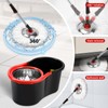 Spin Mop and Bucket with Wringer Set, 360° Spinning Mop