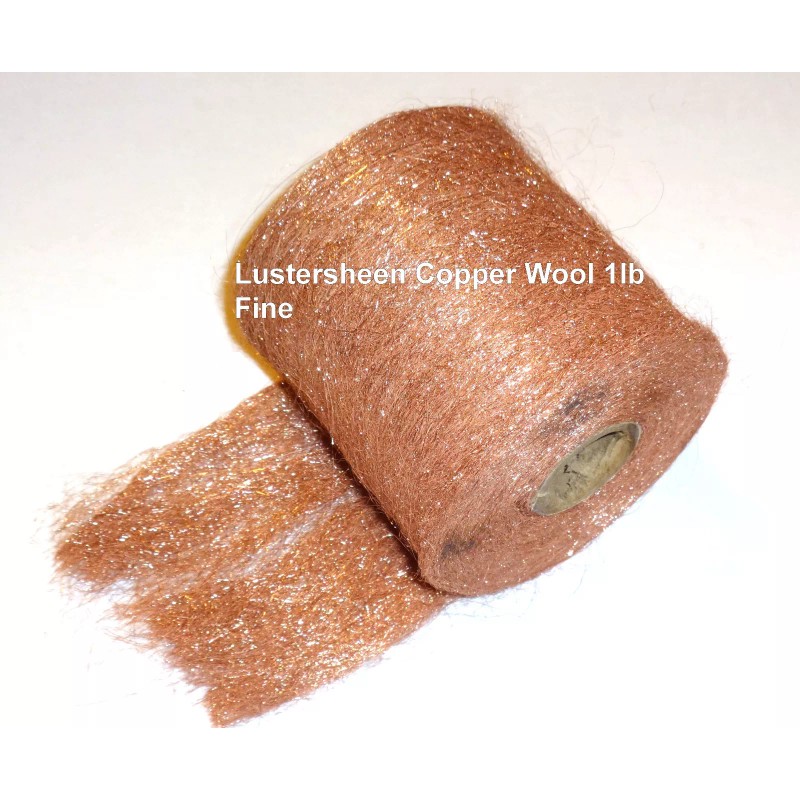 Lustersheen Copper Wool Roll 1 LB - Fine