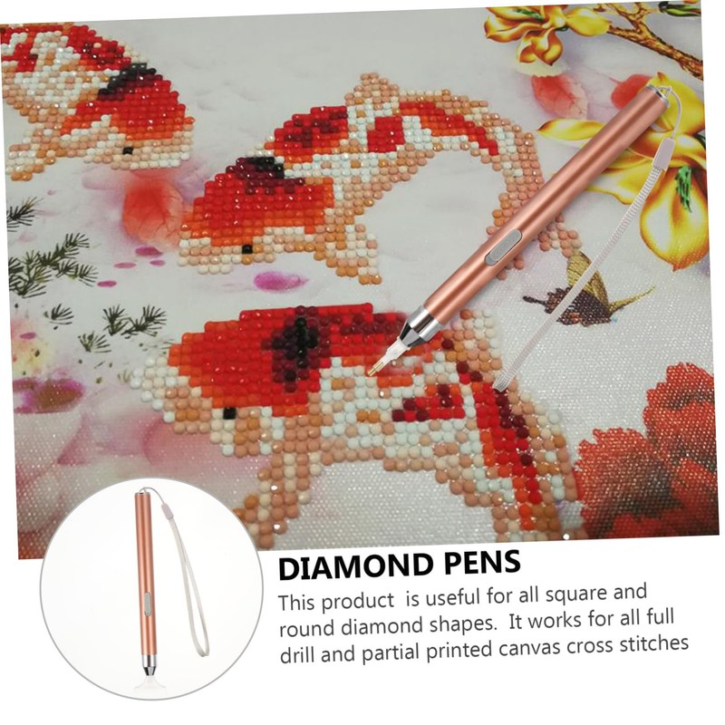 STOBOK 3sets Rhinestone Pen Tool Ergonomic Design Portable Diamond Art