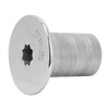 Boat Deck Diesel Fuel Filler with Cover Mirror Polished 316