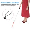 Blind Cane Stick - Mobility Reflective Red-White Foldable Walking Baston