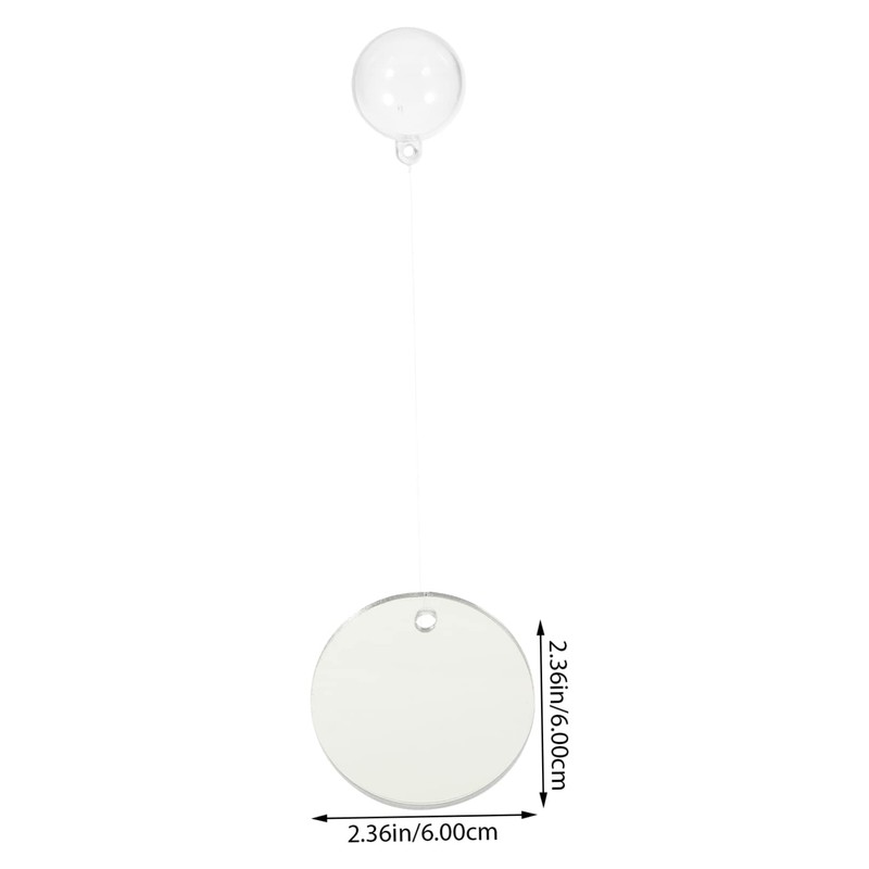 MERRYHAPY 4Pcs Double Sided Betta Fish Mirrors Fish Tank Decor