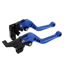 BAOUFF Motorcycle Clutch Brake Levers,Adjustable CNC Billet Pivot Handle Lever for MT07 FZ07 14-23/FJ09 FZ09 MT09 Tracer 15-20/Tenere 700 19-23/XSR700 16-23/XSR900 16-21 - Blue