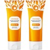 2PC Natural Orange Exfoliating Gel, Gel Exfoliante, Moisturizing Smoothing Tighten