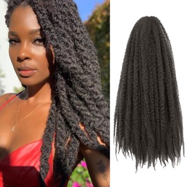 Marley Twist Braiding Hair – Cuban Twist Hair Extensions, Soft & Natural Marley Hair for Marley Twist StylesFor Faux Locs, Spring Twist Hair, Butterfly Locs (20inch, 4#)