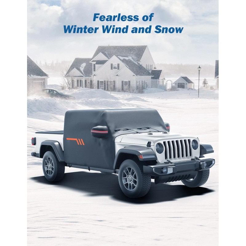 JOYTUTUS Gladiator JT Cab Cover 2020-2025, Waterproof All-Weather