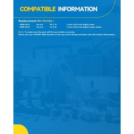 PHILTOP Front Struts Fit for Accord 2008 2009 2010 2011 2012, Complete Strut Assembly 172562L 172562R,Struts with Coil Spring Assemblies Set of 2 4SAA748