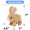 Rabbit Cuddly Toys Small - Electronic Interactive Pet Bouncing Makes
