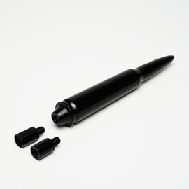 LAX Pickup Truck Bullet Antenna for 2000-2022 Chevy Silverado, GMC Sierra 1500, Pickup Truck Antenna Parts Replacement Accessories, All Black