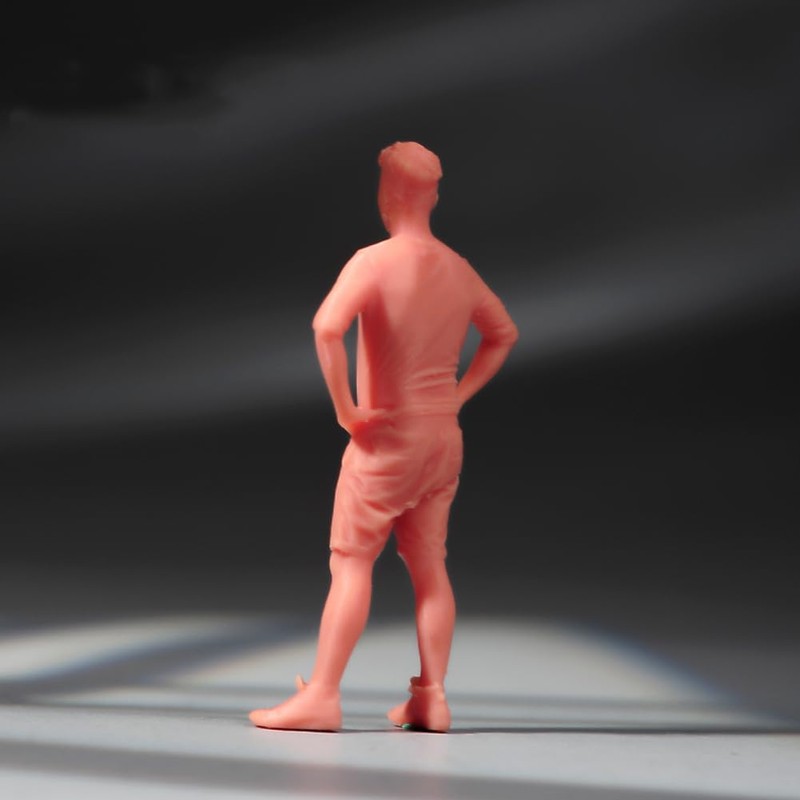 SOUFORCE 1/87 Scale Miniature Figure Summer Boy Akimbo Action Figure