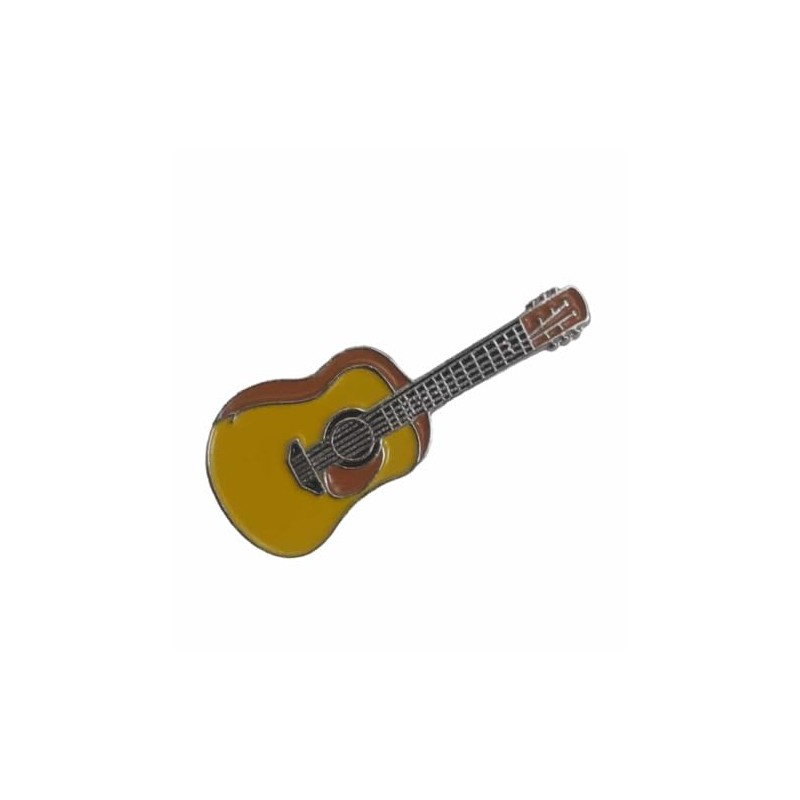 GBJUK Acoustic guitar Enamel Pin Lapel Badge with Butterfly Clasp