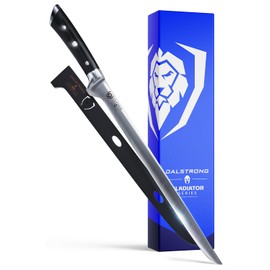 Dalstrong Spanish Style Meat & Ham Slicer - 12 inch - Gladiator Series Elite - German High Carbon Steel - w/Sheath - NSF Certified