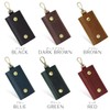 KOYOKOMA Genuine Leather Key Case, 6 Layers, Cowhide Leather, Carabiner,