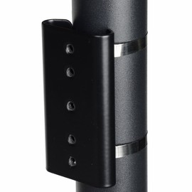 VideoSecu Pole Mount Clamp Bracket for CCTV Security Cameras, Adjustable Diameters 84mm-165mm, Loading Capacity 20 lbs