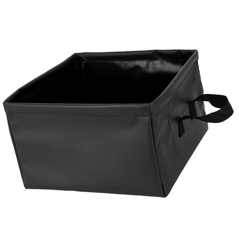 Collapsible Basin Leakage Proof Portable Folding Camping Bucket for Travel