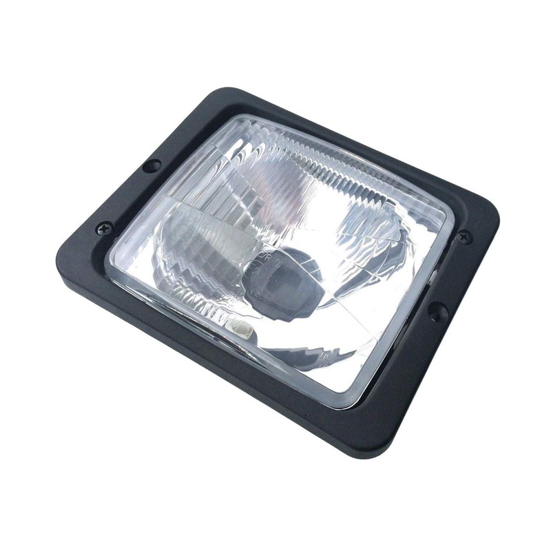 Headlight 12 V 24 V E20 IP54 with High Beam,