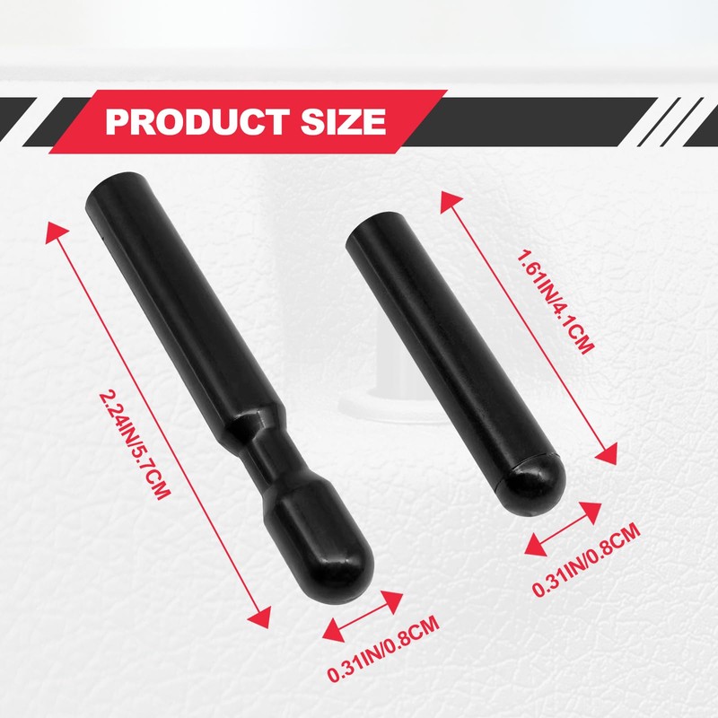 Car Door Lock Knobs, Front Door 2pcs+Back Door 2pcs Door