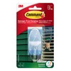 Command Outdoor Large Clear Wall Hooks, 1 Hook and 2
