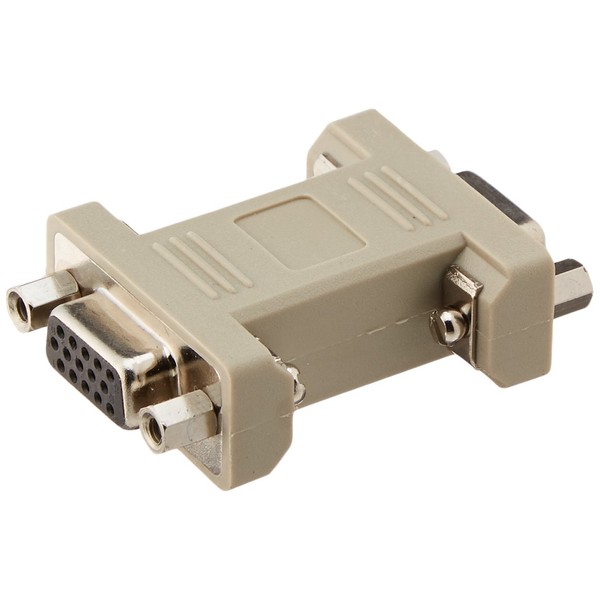 C2G 02751 HD15 F/F VGA Gender Changer/Coupler, Beige