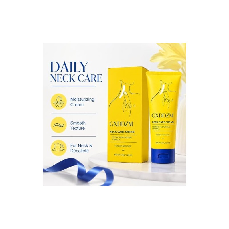 Crema para Cuello, Hidratante con Péptidos, 150 g / 5.29