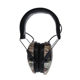 Walker's Razor Slim Ultra Low Profile Compact Design Adjustable Range Shooting Hunting Hearing Protection Electronic Earmuffs, AM Flag