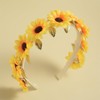 NYRWFQXG Sunflower Headbands Sunflower Crown Headband for Women Girls Festival