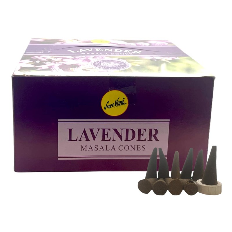 Sreevani Natural Masala Incense Cones and Holder Bundle, 120 Cones