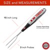 Digital Meat Thermometer Fork for Grilling and BBQ Fast Read