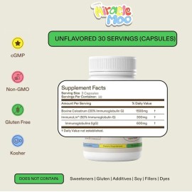 Miracle Moo Bovine Colostrum Original Suplemento En Capsulas