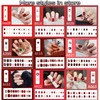 Christmas False Nails with Glue, Christmas Fake Nails Press on