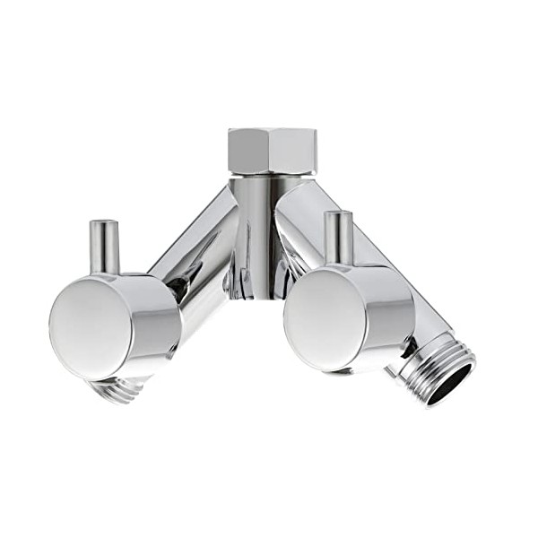 Tecmolog Brass Diverter Valve Shower Shut-Off Valve 2-Way Y Splitter