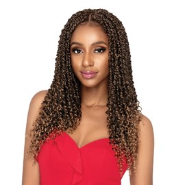 Outre Crochet Braids X-Pression Twisted Up Passion Waterwave Feed Twist 18" (2T1B/350)
