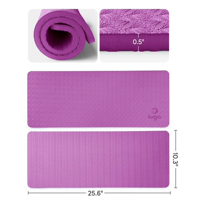 IUGA Yoga Knee Pads Cushion Non-Slip Knee Mat for Elbows