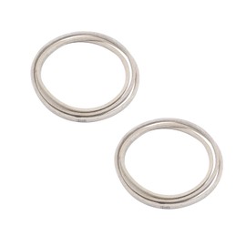 2 pcs/set Beige Mower Belts 1/2" x 101" Lawn Mower 42" Deck Drive Belts 429636 197253 532429636, 532197253 Fits For Craftsman Poulan AYP Husqvarna John Deere