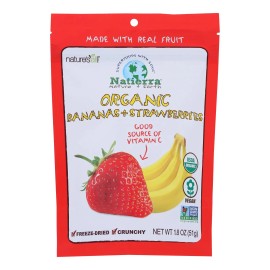 UD_Natierra Case of 12 1.8 oz Freeze Dried Bananas and Strawberries Fruit & Vegetable Snacks
